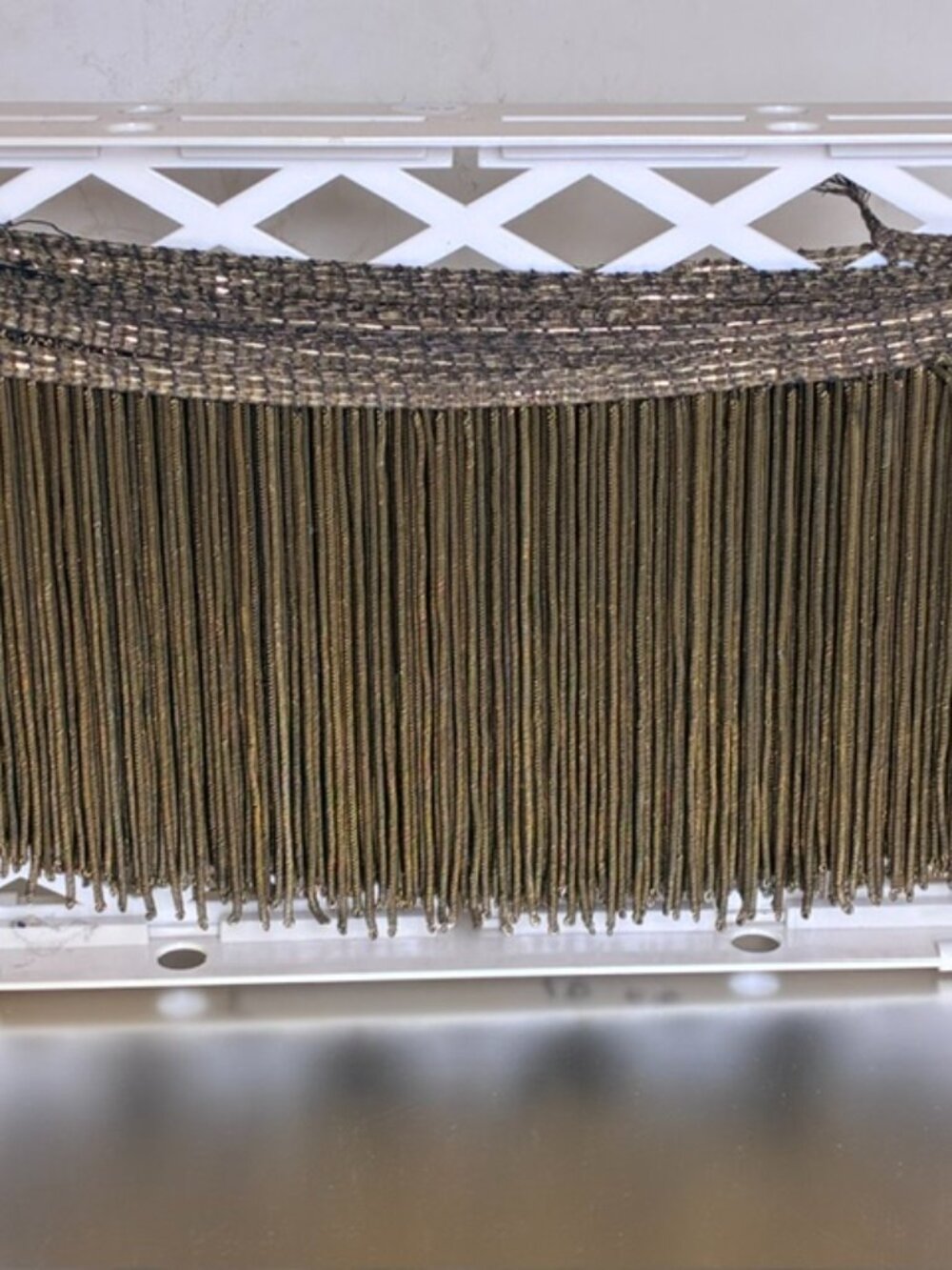 1800s French Metallic Fringe Trim 5" by 1 yard Very Rare width